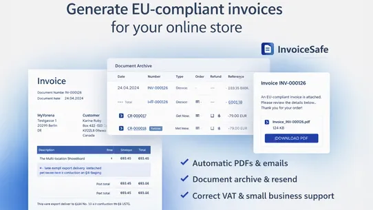 InvoiceSafe screenshot