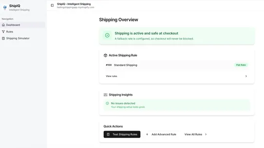 ShipIQ ‑ Smart Shipping Rules screenshot