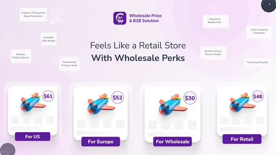 Wholesale Price &amp; B2B Solution screenshot
