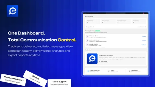 ECA: Easy Messaging App screenshot
