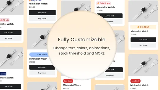 BadgeIt: Low Stock Badge screenshot