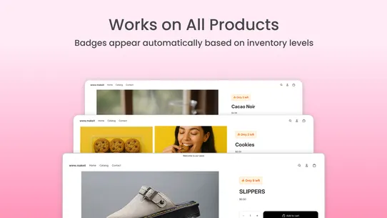 BadgeIt: Low Stock Badge screenshot