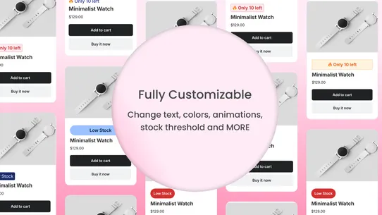 BadgeIt: Low Stock Badge screenshot