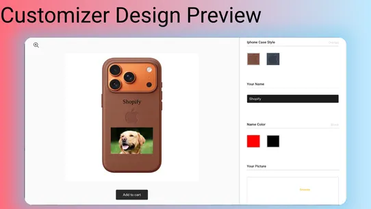 Easy Product Customizer screenshot