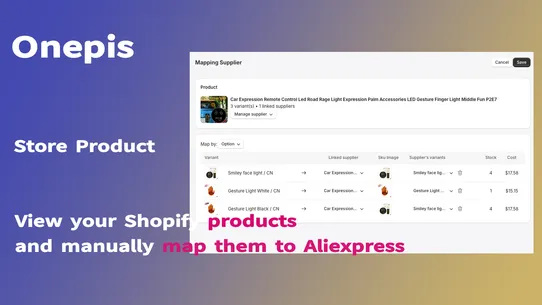 Onepis‑AliExpress Dropshipping screenshot