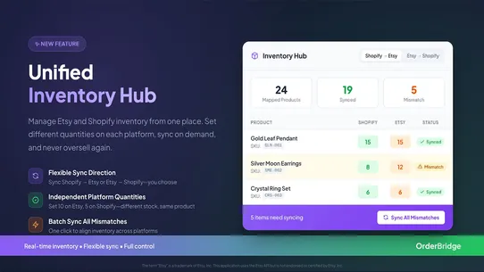 OrderBridge screenshot