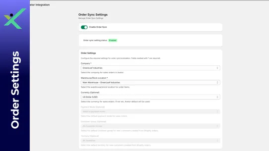 Axelor Integration screenshot