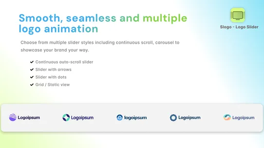 Slogo ‑ Logo Slider screenshot