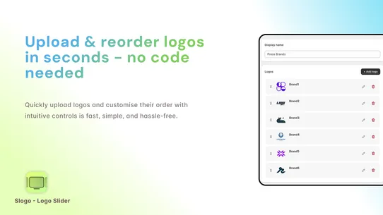 Slogo ‑ Logo Slider screenshot