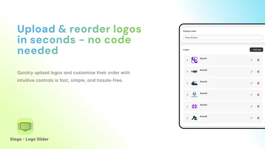 Slogo ‑ Logo Slider screenshot