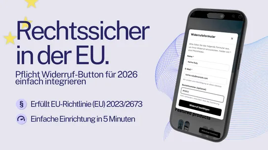 EU Widerrufs‑Button screenshot