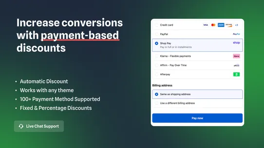 Oak Prepaid Discount screenshot