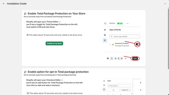 Total Package Protection screenshot