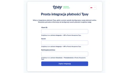 Tpay ‑ BLIK Level 0 screenshot