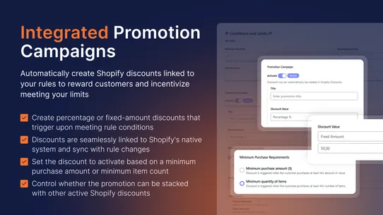 Commetiq Order Limits Quantity screenshot