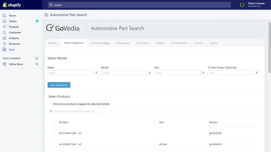 Automotive Part Search screenshot