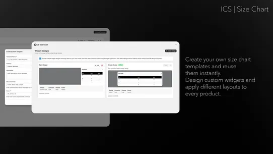 ICS Size Chart screenshot
