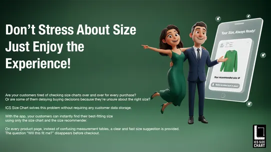 ICS Size Chart screenshot