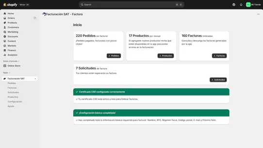 Facturacion SAT ‑ Factoro screenshot