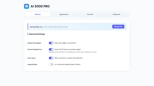 AI 3000 PRO ‑ AI Chatbot screenshot
