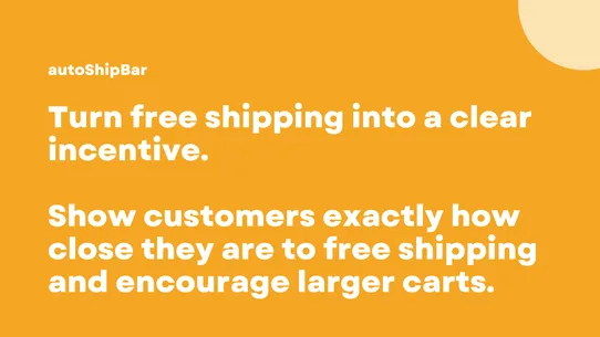 autoShip | Free Shipping Bar screenshot