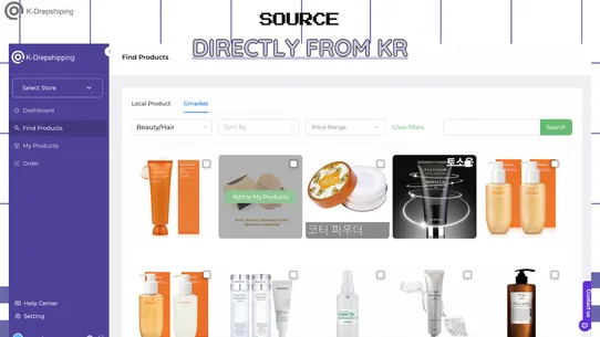 K‑Dropshipping screenshot