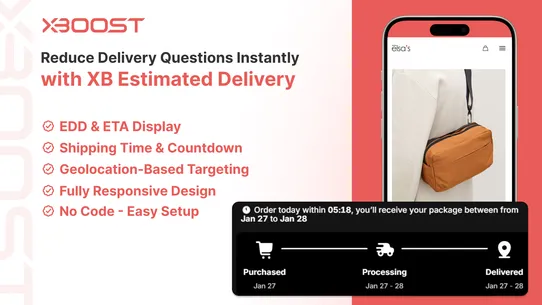 XB: Estimated Delivery Date screenshot