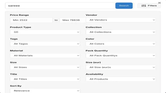 FIlser ‑ Search &amp; Filter screenshot