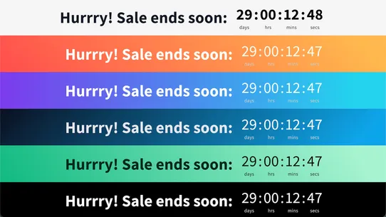 EA • Countdown Timer Bar screenshot