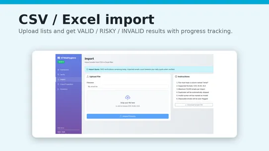 GTMailHygiene screenshot