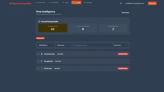 Ad Spend Guardian screenshot