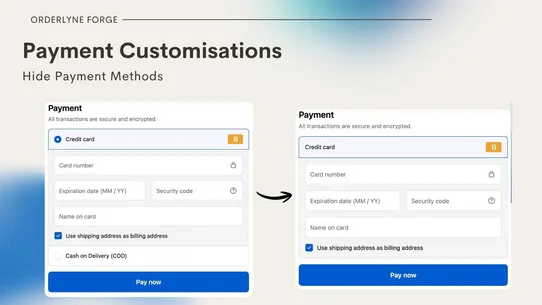 PayGuard – Hide COD &amp; Payments screenshot