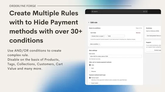 PayGuard – Hide COD &amp; Payments screenshot