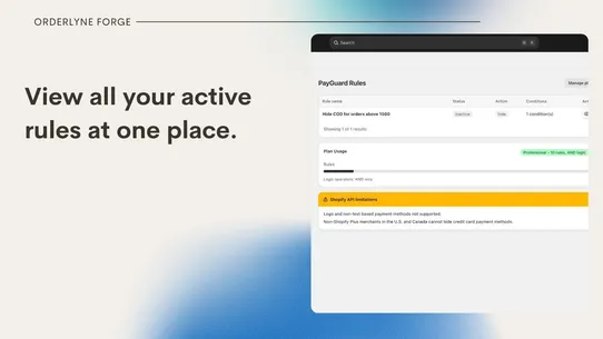 PayGuard – Hide COD &amp; Payments screenshot