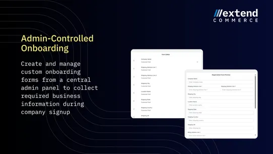 Extend B2B Onboarding screenshot