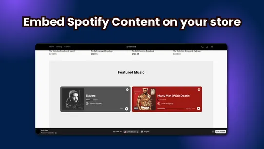 Embed Spotify Player screenshot