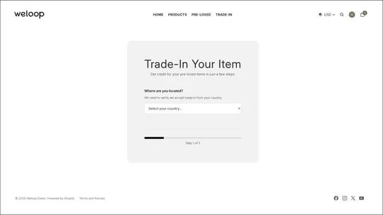 Weloop Recommerce for Fashion screenshot