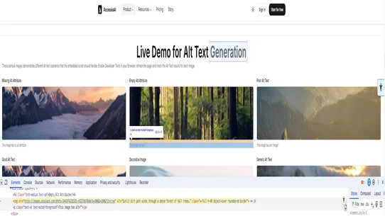 AccessioAI ‑ AI Accessibility screenshot