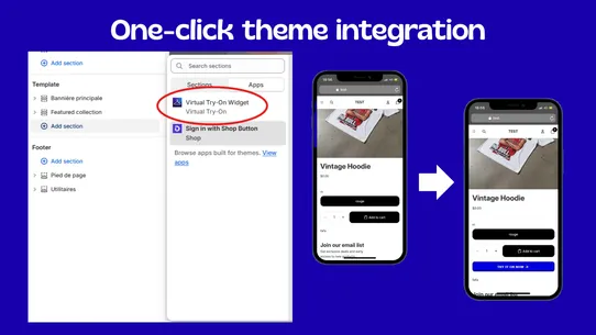 KAIDEN Virtual Try‑On screenshot