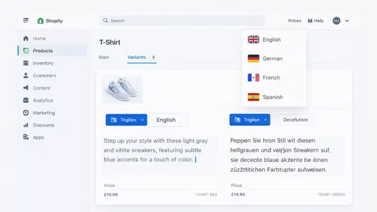 Variants Description Pro+ AI/S screenshot
