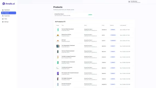 Amalia.ai screenshot