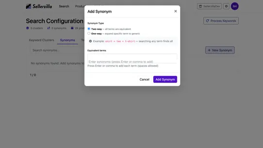 Sellerzilla screenshot