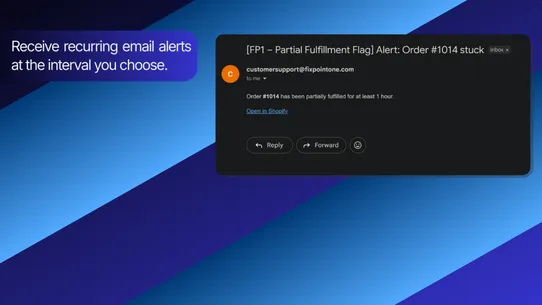 FP1 – Partial Fulfillment Flag screenshot