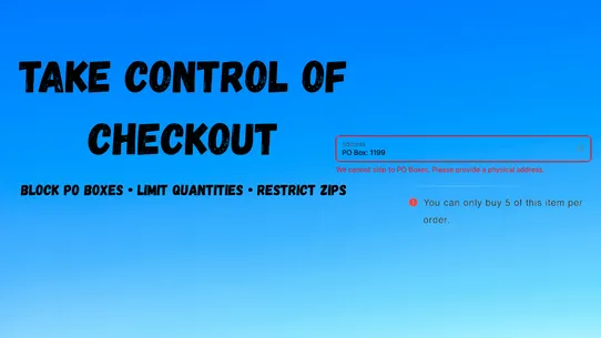 Akia Order Limits &amp; Rules screenshot