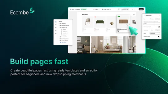 Ecombe Easy Page Builder screenshot