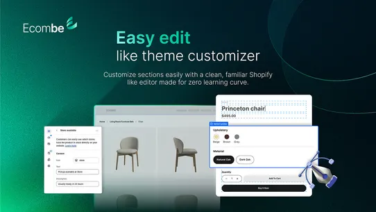 Ecombe Easy Page Builder screenshot