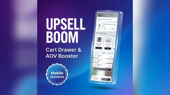 Upsell Boom: Cart Drawer &amp; AOV screenshot