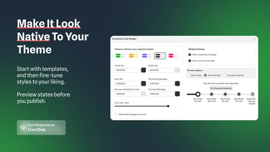 Oak Progress Bar &amp; Free Gift screenshot