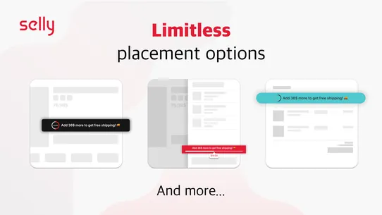 Selly Free Shipping Upsell screenshot