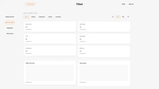Fitted Portal screenshot